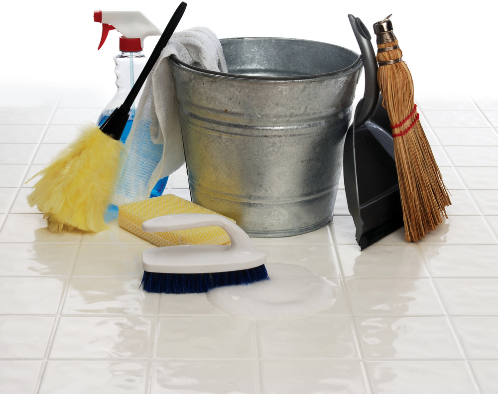 Basic cleaning supplies
