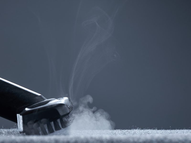 Steam carpet cleaning